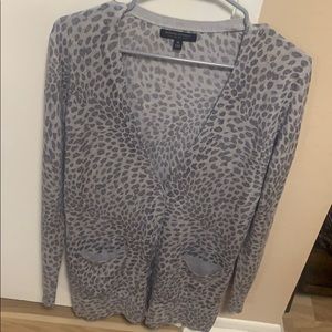 Banana Republic leopard print cardigan/sweater